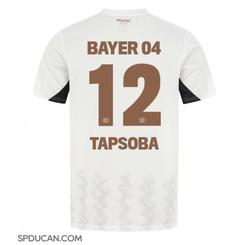 Muški Nogometni Dres Bayer Leverkusen Edmond Tapsoba #12 Gostujuci 2024-25 Kratak Rukav